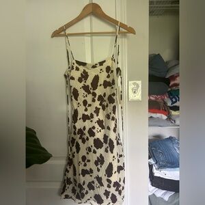 NWT Cow Print Mini dress